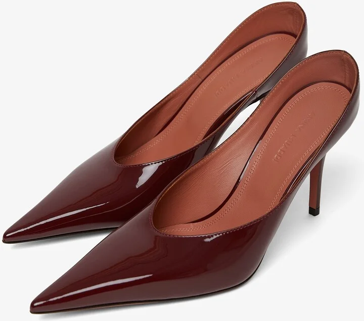 Anok 90 red patent mules - Image 4