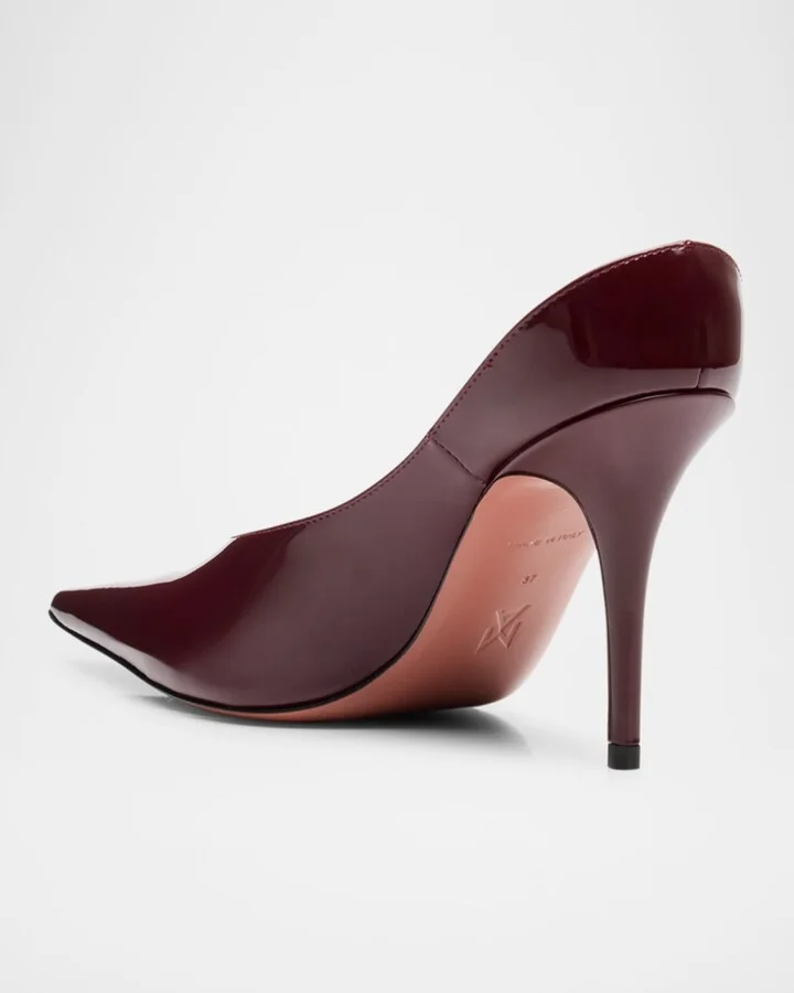 Anok Patent Leather Mule Pumps - Image 2