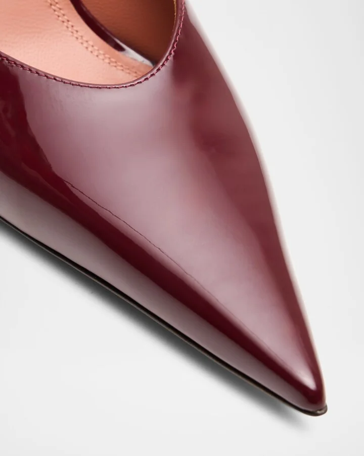 Anok Patent Leather Mule Pumps - Image 3