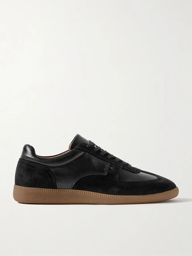 Ansel Suede and Leather Sneakers