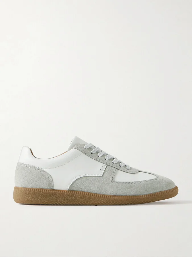 Ansel Suede and Leather Sneakers