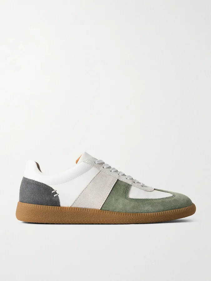 Ansel Suede and Leather Sneakers