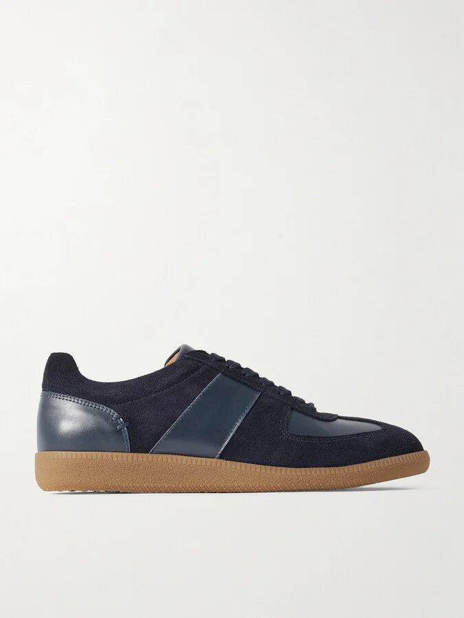 Ansel Suede and Leather Sneakers
