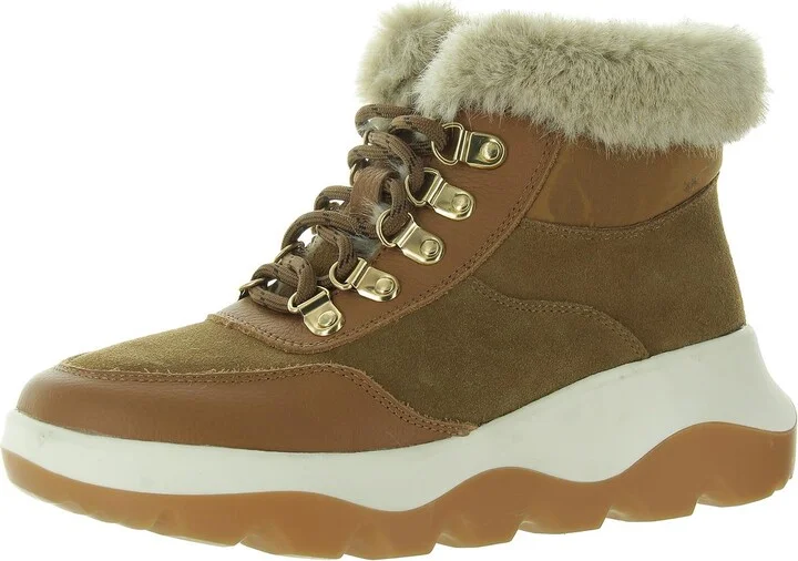 ANTE Womens Lace-Up Man Made Winter & Snow Boots