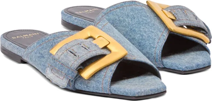 Anthem flat denim sandals - Image 2