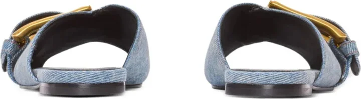 Anthem flat denim sandals - Image 3
