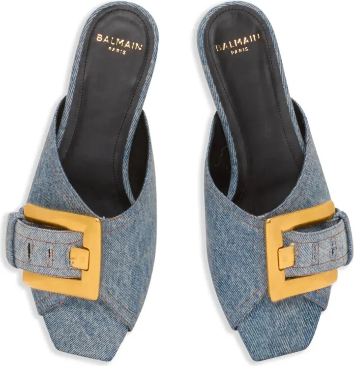 Anthem flat denim sandals - Image 4