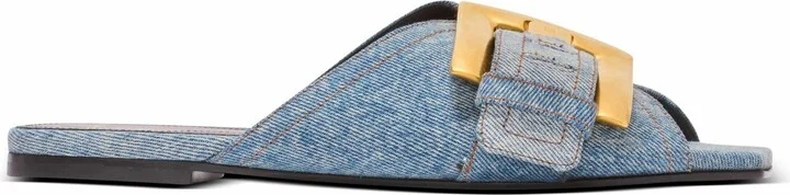 Anthem Flat Denim Sandals - Image 4