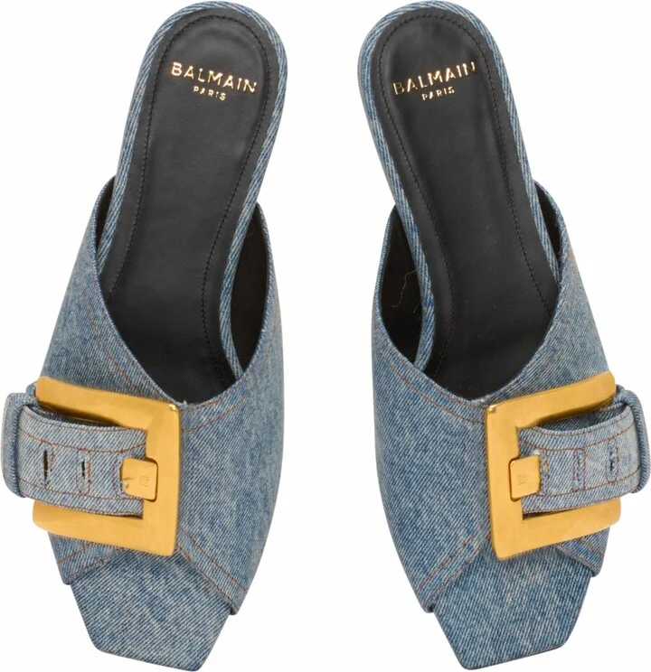 Anthem Flat Denim Sandals - Image 5