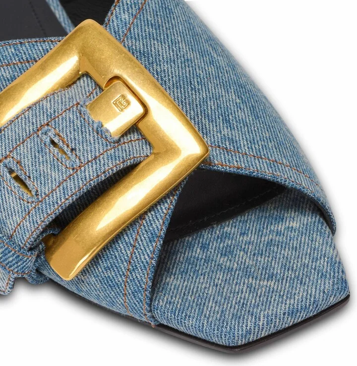 Anthem Flat Denim Sandals - Image 6