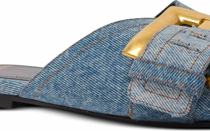 Anthem Flat Denim Sandals - Image 8