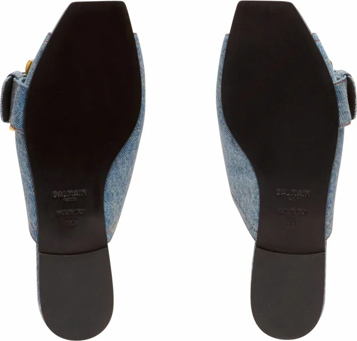 Anthem Flat Denim Sandals - Image 9
