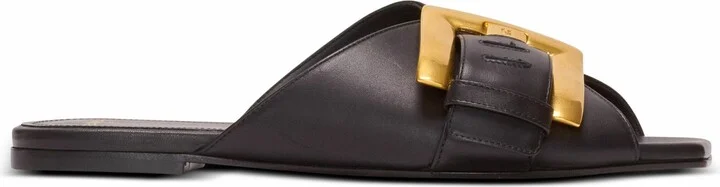 Anthem Flat Leather Sandals - Image 4