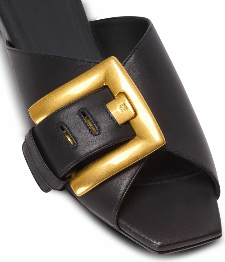 Anthem Flat Leather Sandals - Image 6