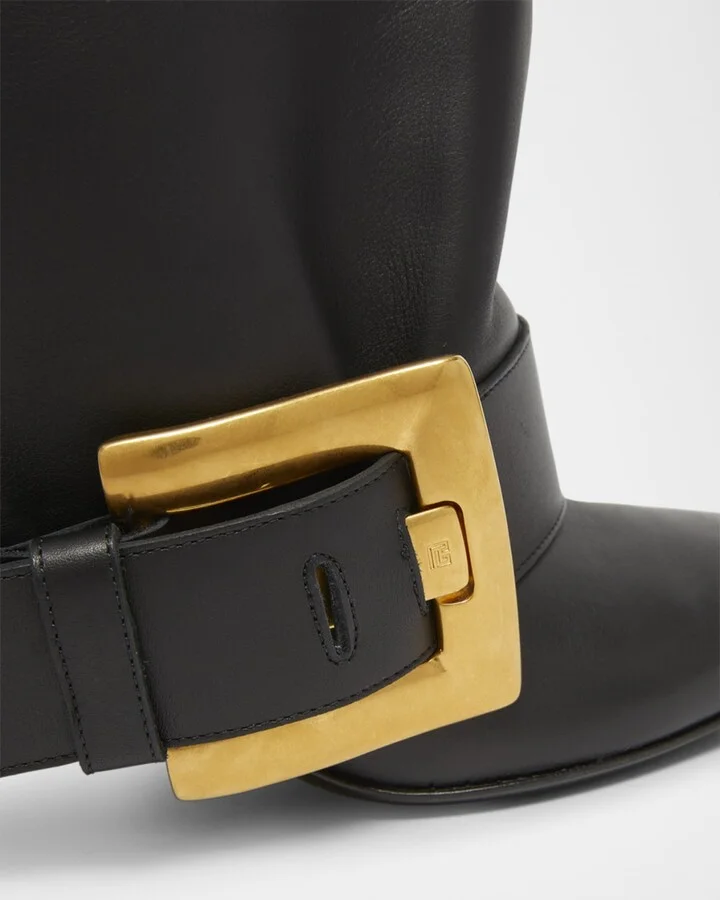 Anthem Leather Buckle Knee-High Boots - Image 2