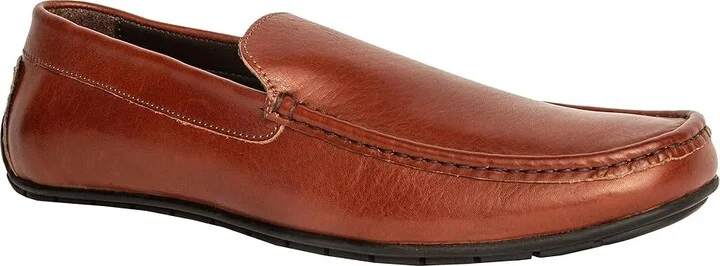 Anthony Veer Cleveland Driver Men's Shoes Saddle Tan : 9.5 D - Medium, Leather