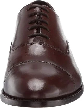 Anthony Veer Clinton Cap Toe Oxford Men's Shoes Chocolate Brown : 7 EE - Wide, Leather - Image 6