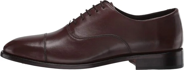 Anthony Veer Clinton Cap Toe Oxford Men's Shoes Chocolate Brown : 7 EE - Wide, Leather - Image 7