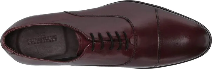 Anthony Veer Clinton Cap Toe Oxford Men's Shoes Oxblood : 7 D - Medium, Leather - Image 3
