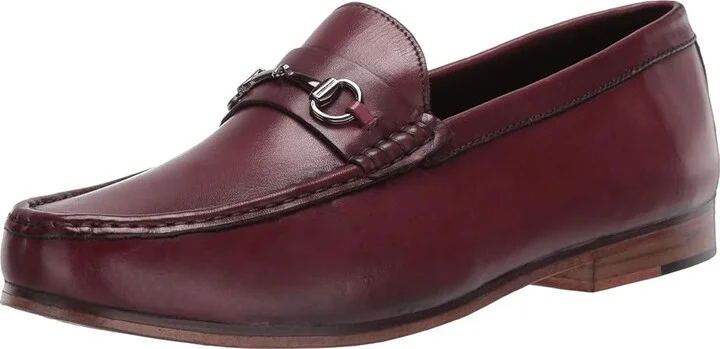 Anthony Veer Filmore Bit Loafer Men's Shoes Oxblood : 7 D - Medium, Leather - Image 2