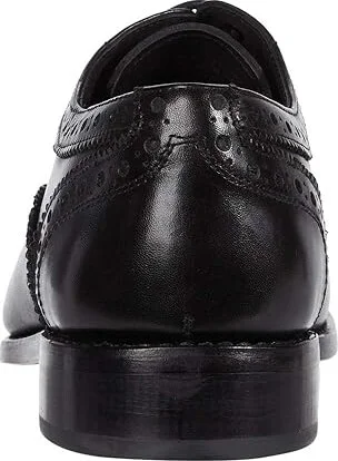 Anthony Veer Ford Cap Toe Quarter Brogue Men's Shoes Black : 8.5 EE - Wide, Leather - Image 5