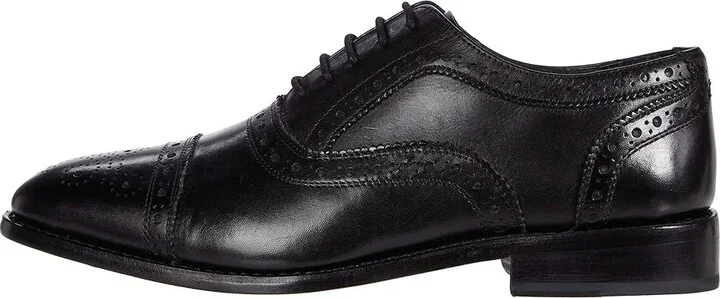 Anthony Veer Ford Cap Toe Quarter Brogue Men's Shoes Black : 8.5 EE - Wide, Leather - Image 7