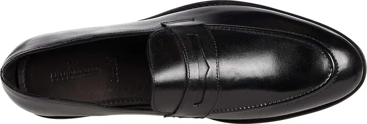 Anthony Veer Gerry Penny Loafer Men's Shoes Black : 11 D - Medium, Leather - Image 2