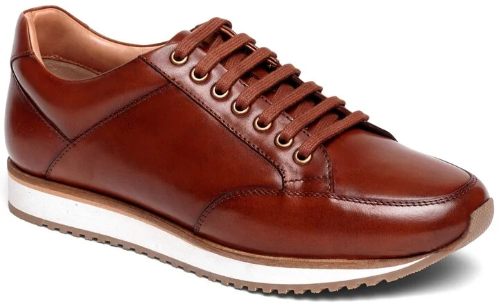 Anthony Veer Men's Barack Leather Casual Fashion Sneaker