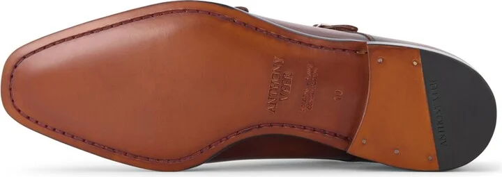 Anthony Veer Men's Bexley Double Monk Slip On Oxford - Image 5