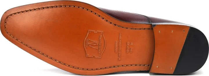 Anthony Veer Men's Bill Cap Toe Oxford Leather Dress Shoes - Image 9