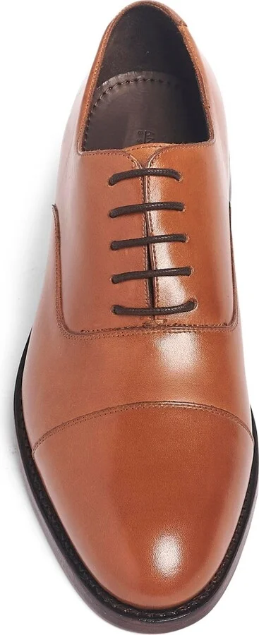 Anthony Veer Men's Clinton Cap-Toe Leather Oxfords - Image 4