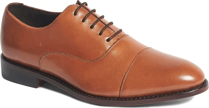 Anthony Veer Men's Clinton Cap-Toe Leather Oxfords