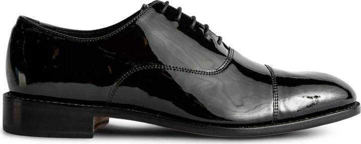 Anthony Veer Men's Clinton Tux Cap-Toe Oxford Leather Dress Shoes - Image 2