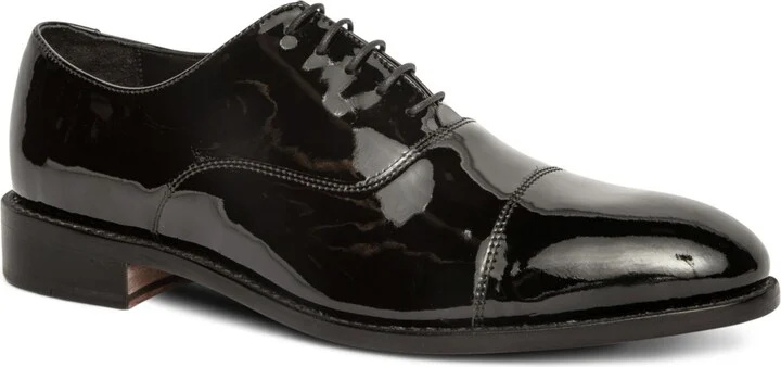 Anthony Veer Men's Clinton Tux Cap-Toe Oxford Leather Dress Shoes