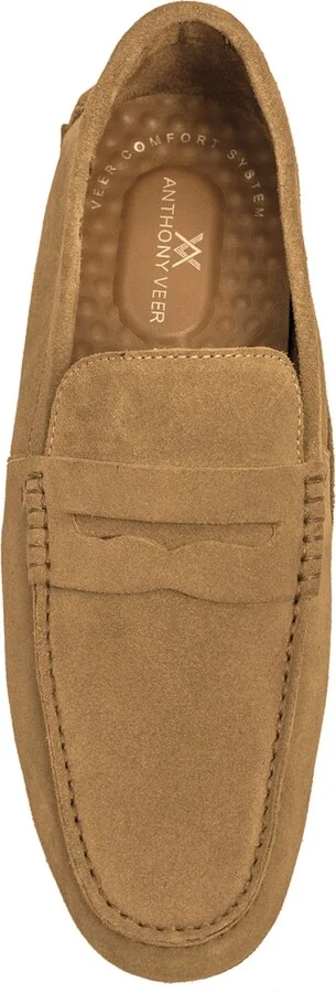 Anthony Veer Men's Cruise Driver Slip-On Leather Loafers - Image 4