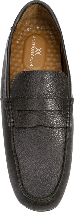Anthony Veer Men's Cruise Driver Slip-On Leather Loafers - Image 8