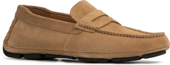 Anthony Veer Men's Cruise Driver Slip-On Leather Loafers