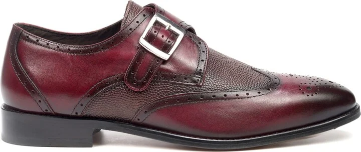 Anthony Veer Men's Delano I Single Monk Strap Dress Shoes - Image 2