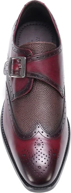 Anthony Veer Men's Delano I Single Monk Strap Dress Shoes - Image 3