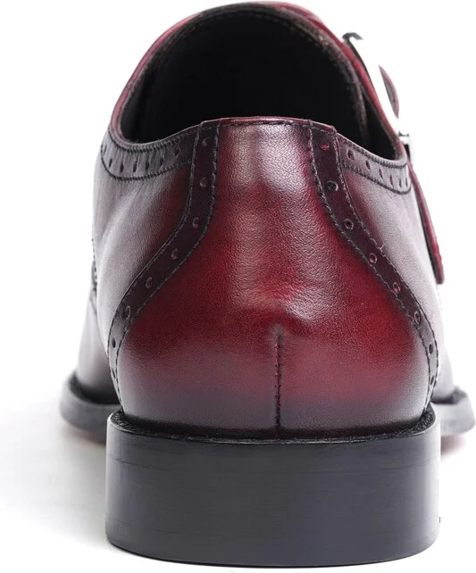 Anthony Veer Men's Delano I Single Monk Strap Dress Shoes - Image 4