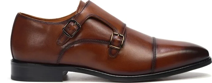 Anthony Veer Men's Delano Ii Double Monk Strap Dress Shoes - Image 5