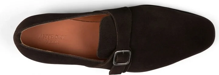 Anthony Veer Men's Dunhill Single Monk Dress Loafers - Image 3