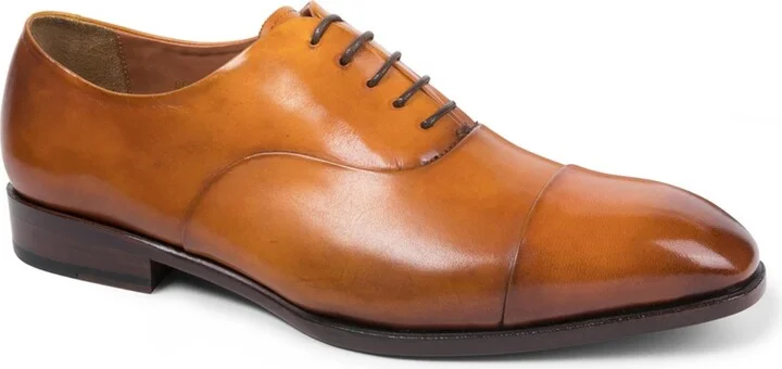 Anthony Veer Men's Genoa Cap Toe Oxford Dress Shoe