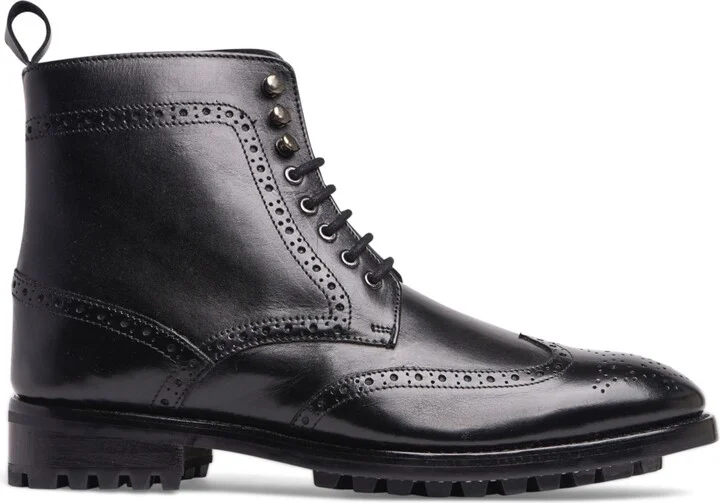 Anthony Veer Men's Grant Wingtip Leather Dress Boot - Image 2