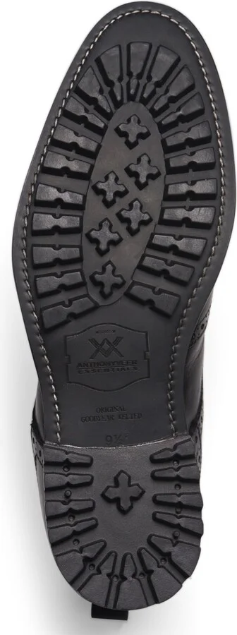 Anthony Veer Men's Grant Wingtip Leather Dress Boot - Image 5