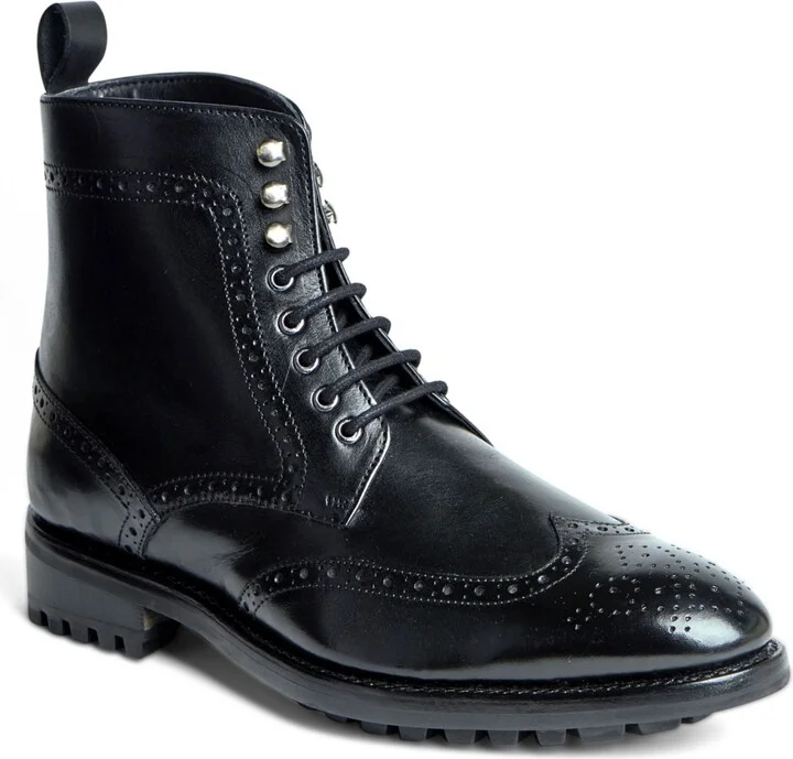 Anthony Veer Men's Grant Wingtip Leather Dress Boot