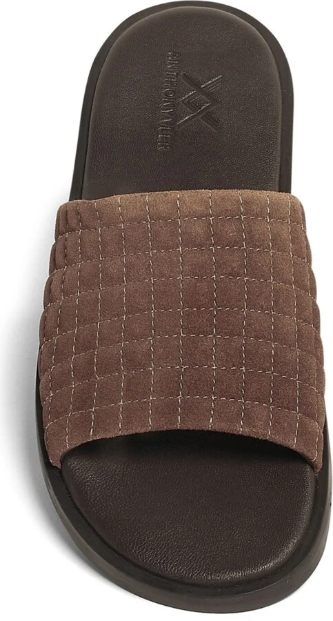 Anthony Veer Men's Miami Suede Comfort Slip On Slides - Image 4