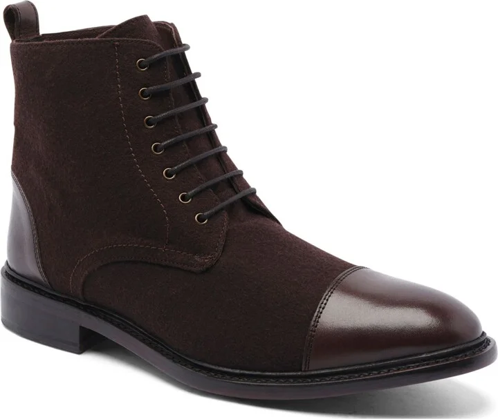 Anthony Veer Men's Monroe Lace-Up 6" Goodyear Casual Dress Boots