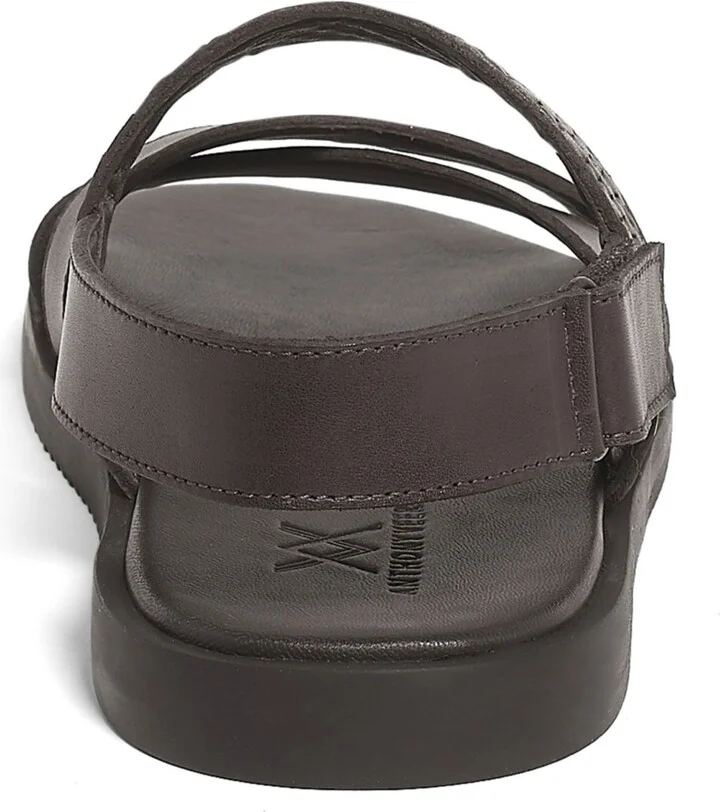 Anthony Veer Men's Mumbai Cross Strap Comfort Sandals - Image 3