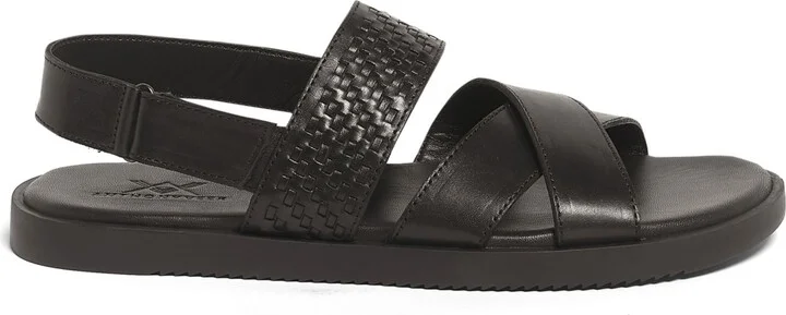 Anthony Veer Men's Mumbai Cross Strap Comfort Sandals - Image 6